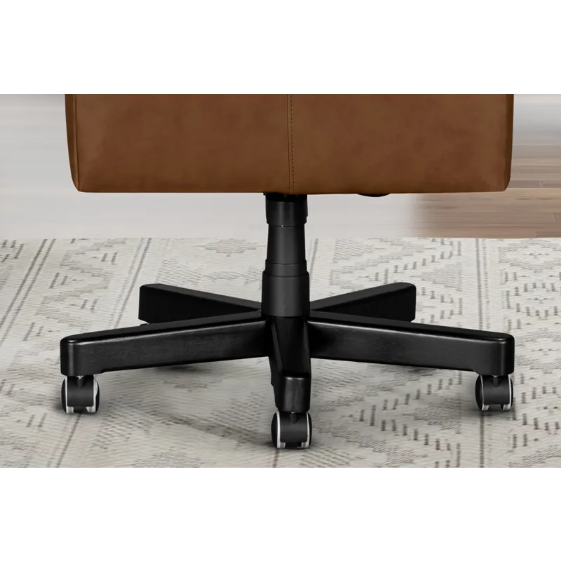 Dc132 Renaissance Chestnut Leather Desk Chair