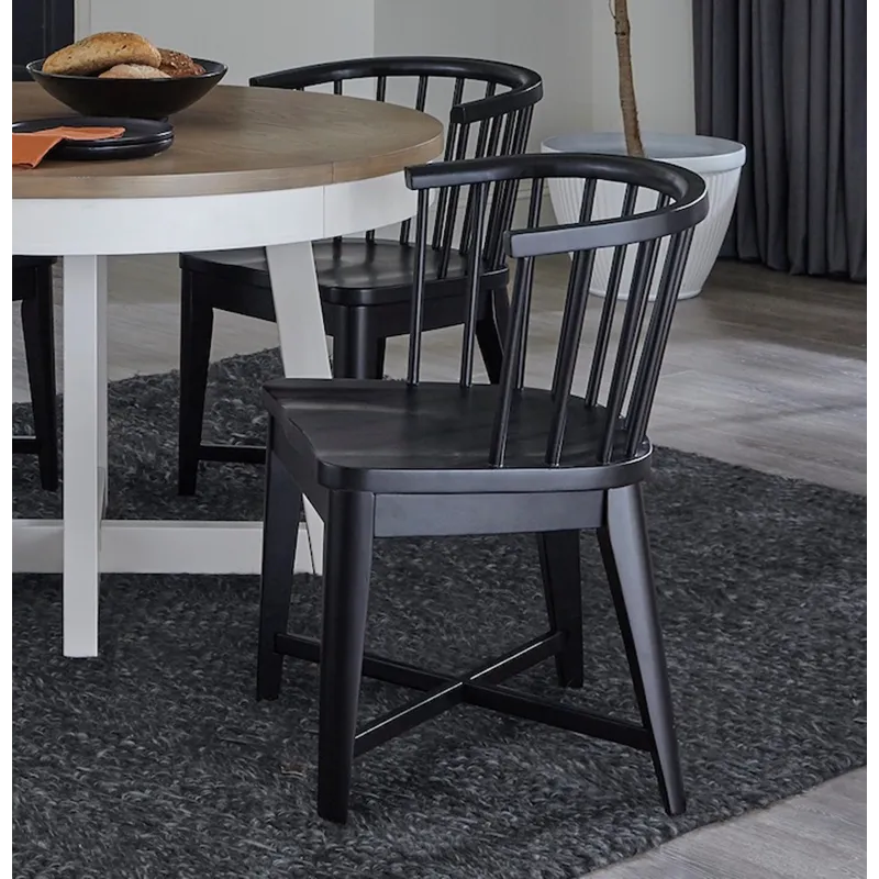 Americana Modern Dining Barrel Dining Chair Two Pack