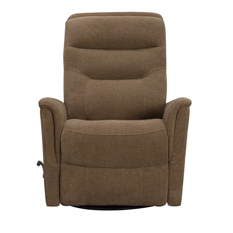 Gemini Snazzy Shiitake Manual Swivel Glider Recliner