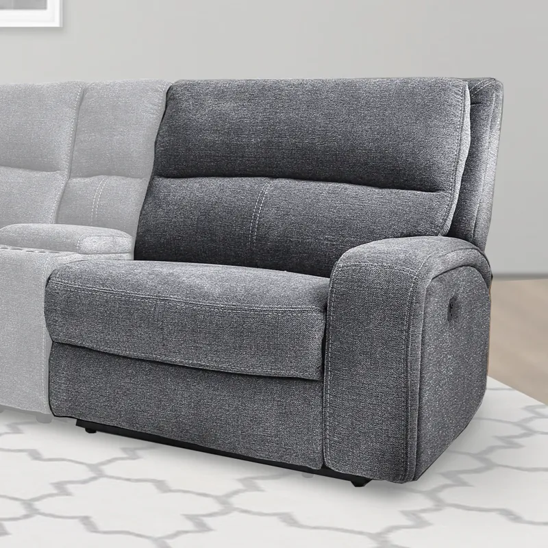 Polaris Bizmark Grey Power Right Arm Facing Recliner