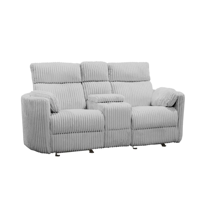 Radius Mega Grey Power Reclining Sofa and Loveseat