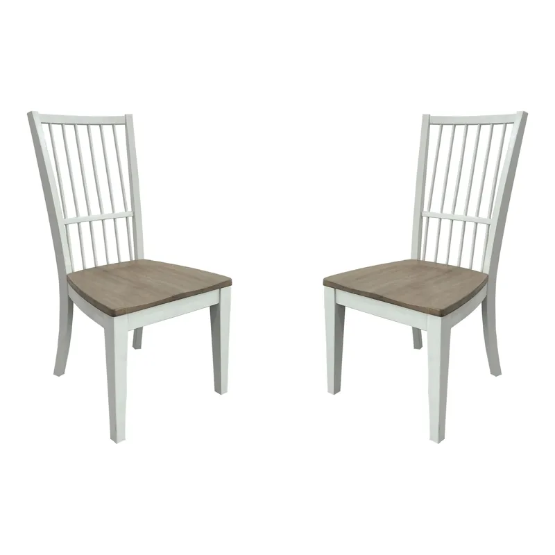 Americana Modern Dining Spindle Back Dining Chair Two Pack