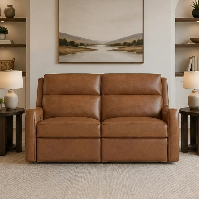 Channing Renaissance Cinnamon Power Zero Gravity Loveseat P3