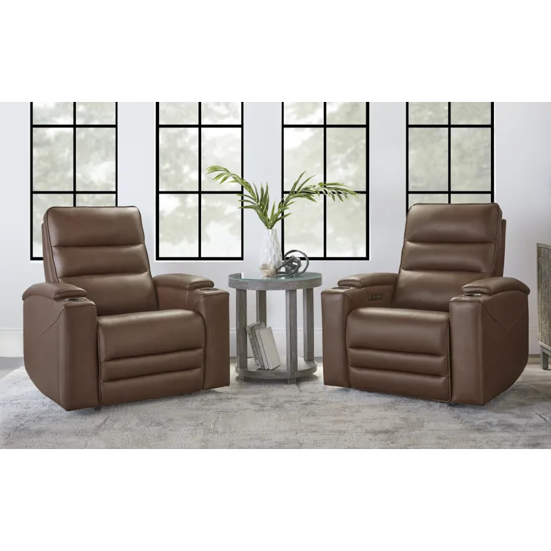Nexus Autumn Umber Power Zero Gravity Recliner P3 Two Pack