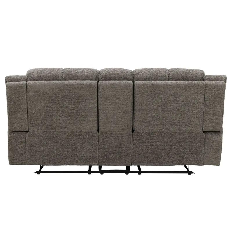 Buster Cabot Stone Manual Reclining Sofa and Loveseat