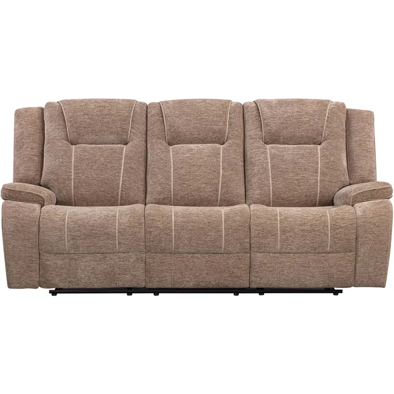Bruno Plush Tobacco Manual Sofa