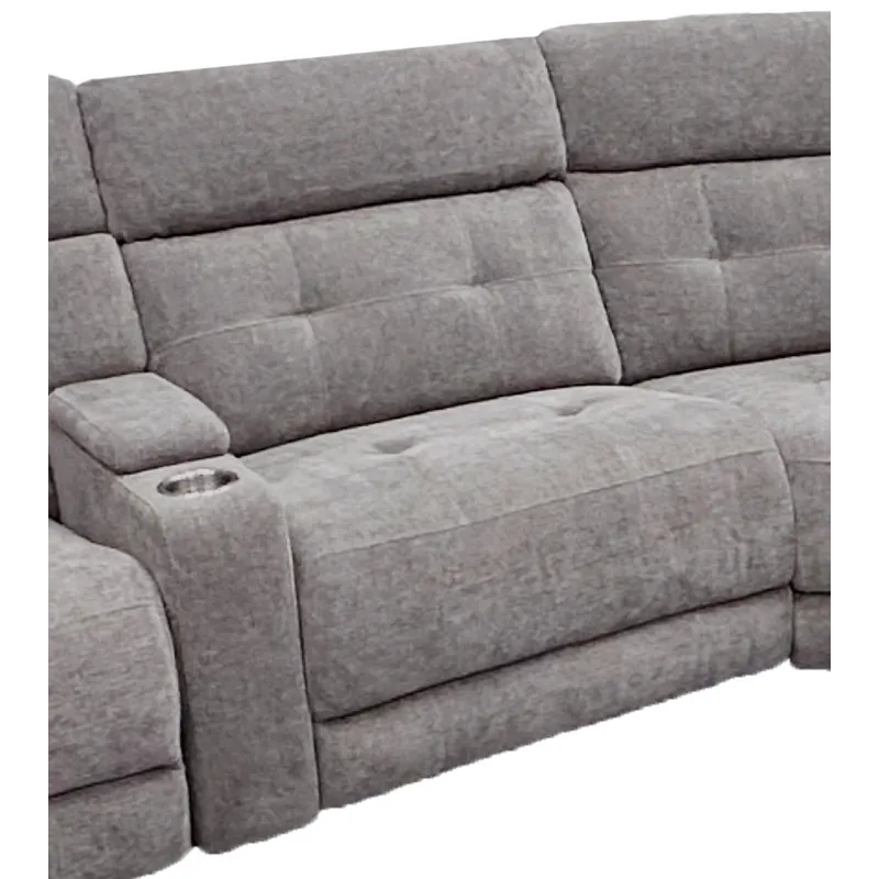 Richland Bristol Grey Power Armless Recliner