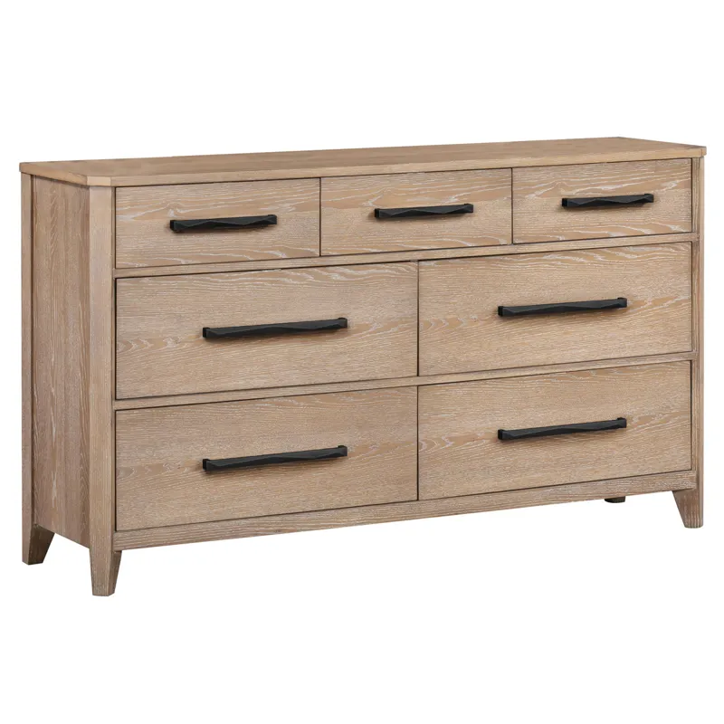 Breckenridge Bedroom King Bed 2 Nightstands and Dresser with Mirror