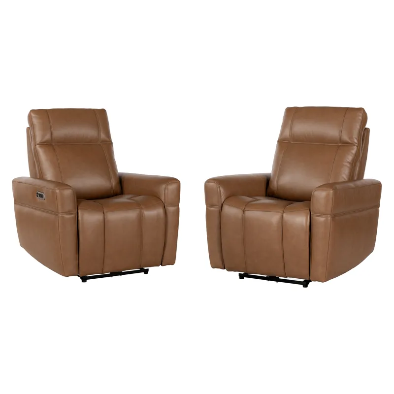 Bradford Steamboat Ecru Power Zero Gravity Recliner P2 Two Pack