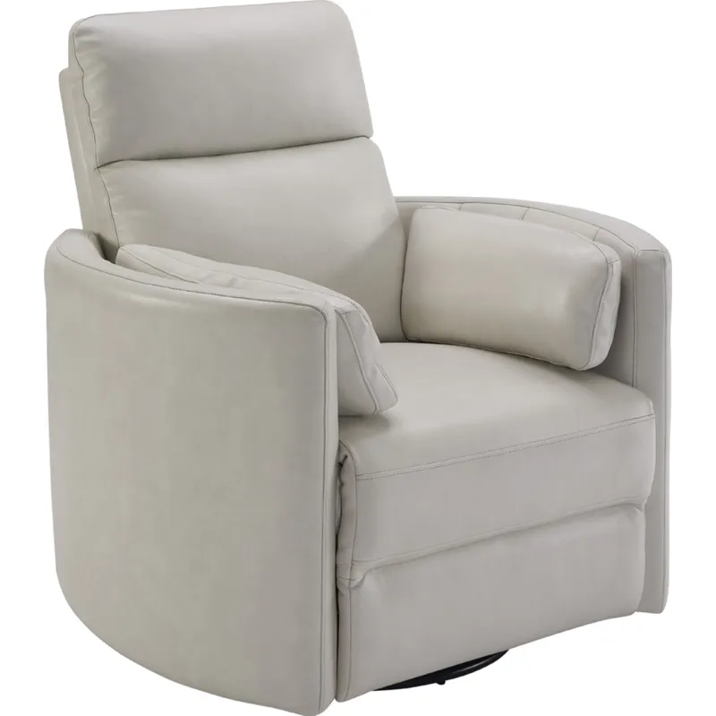 Radius Florence Ivory - Powered By Freemotion Cordless Power Swivel Glider Recliner Two Pack