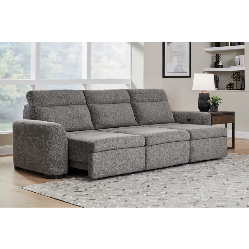 Kline Nightfall 3 Piece Modular Slider Sofa