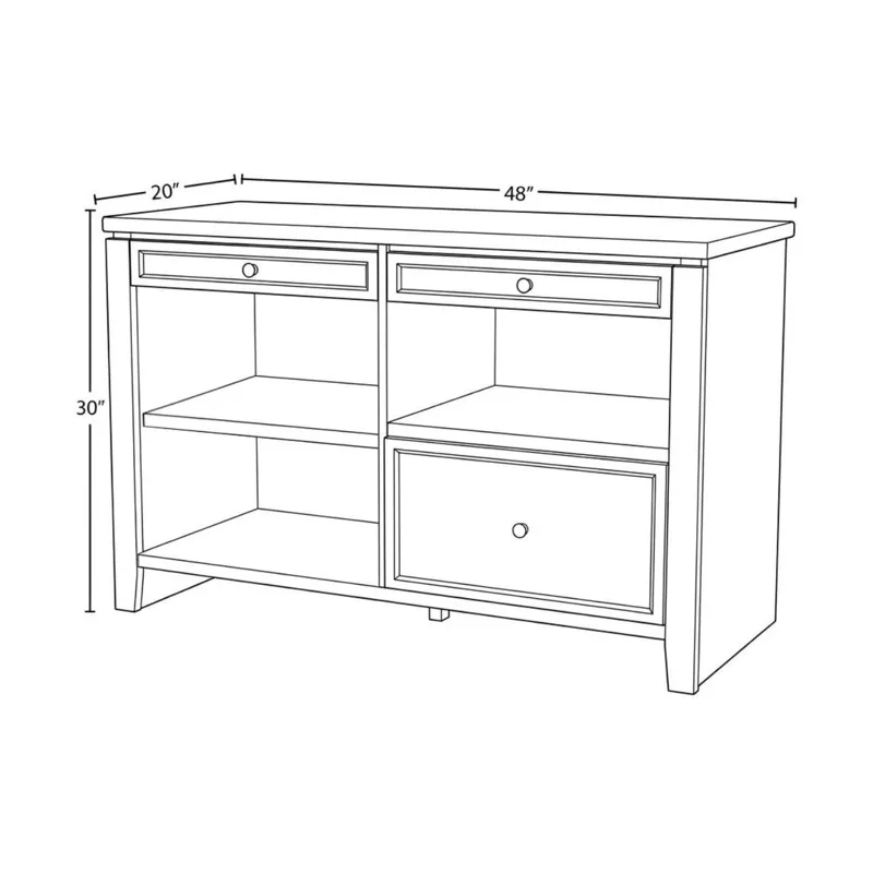 Boca 48 Inch Credenza