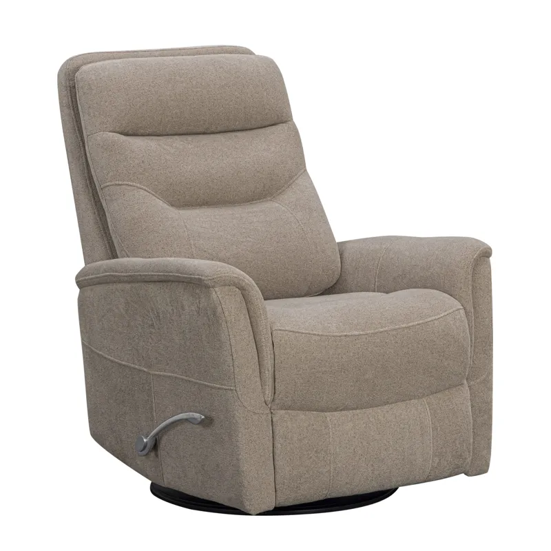 Gemini Snazzy Taupe Manual Swivel Glider Recliner