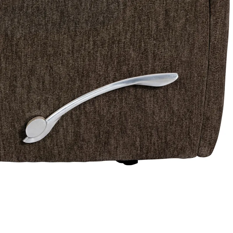 Bronco Plush Umber Manual Rocker Recliner Two Pack