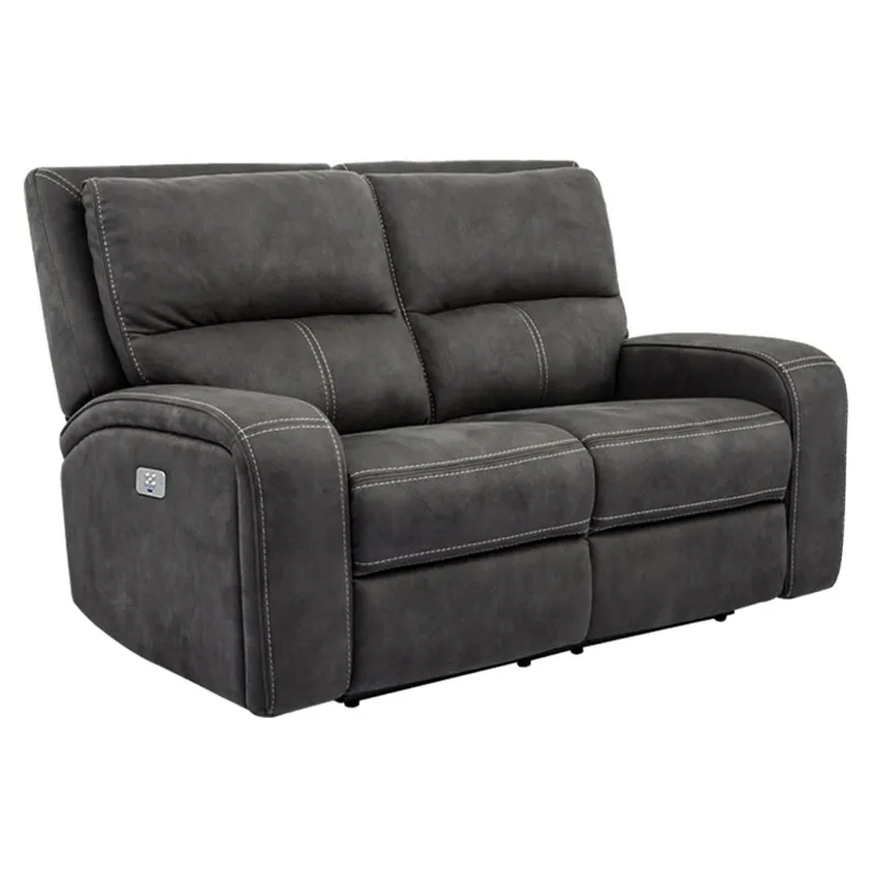 Polaris Slate Power Reclining Sofa Loveseat and Recliner