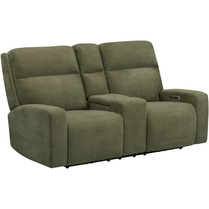 Traxton Jasper Moss Power Zero Gravity Sofa Loveseat and Recliner