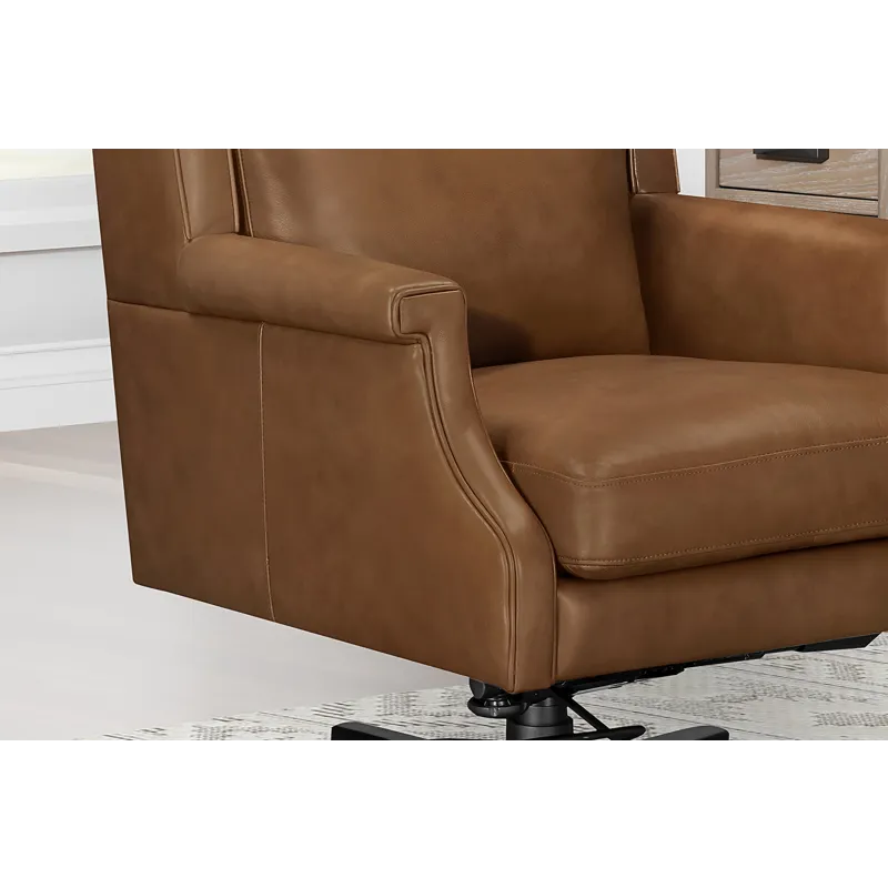 Dc132 Renaissance Chestnut Leather Desk Chair