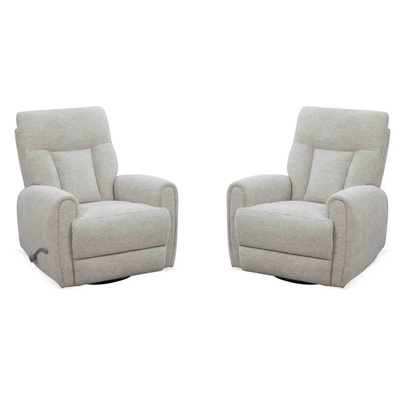 Natalia Thunderstorm Manual Swivel Glider Recliner Two Pack