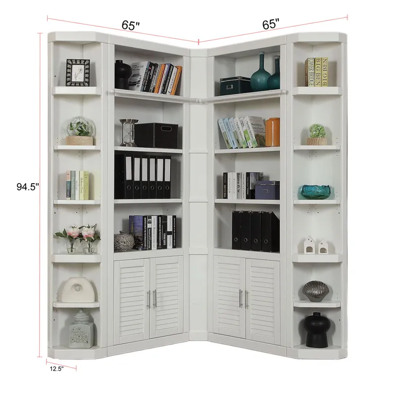 Catalina 5 Piece Corner Library Wall