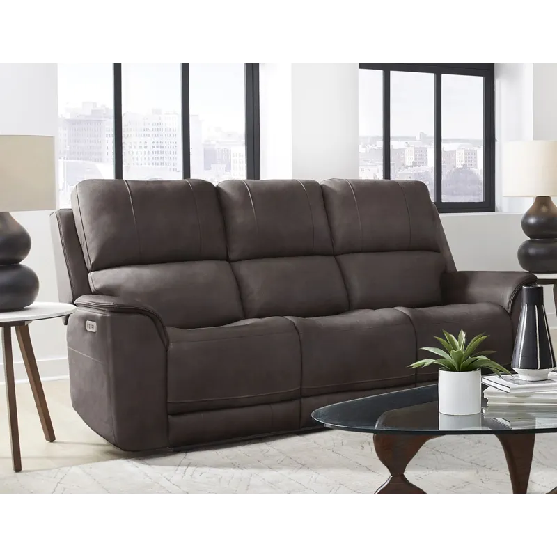 Easton Steamboat Brown Zero Gravity Power Reclining Sofa P3