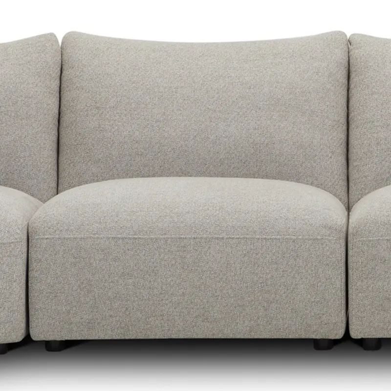 Playful Canes Cobblestone 6 Piece Modular Sectional