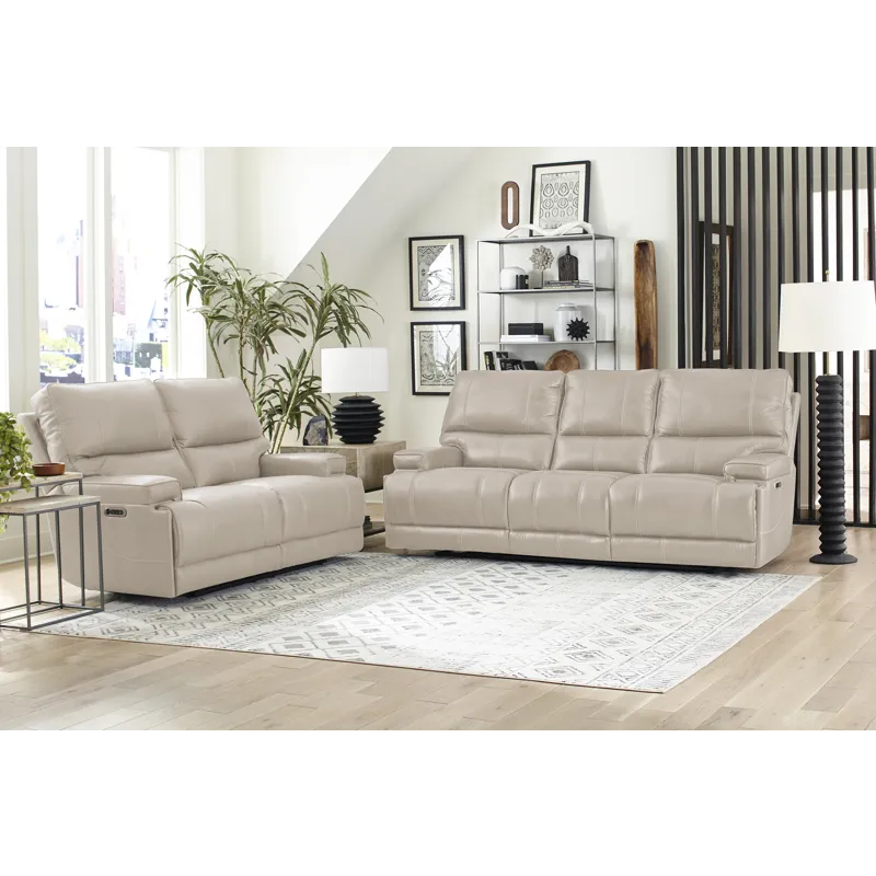Whitman Verona Linen - Powered By Freemotion Power Reclining Sofa and Loveseat