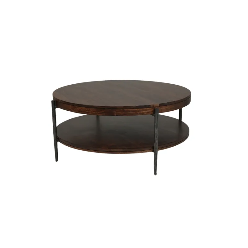 Bengal 41 Inch Round Cocktail Table with 2 End Tables