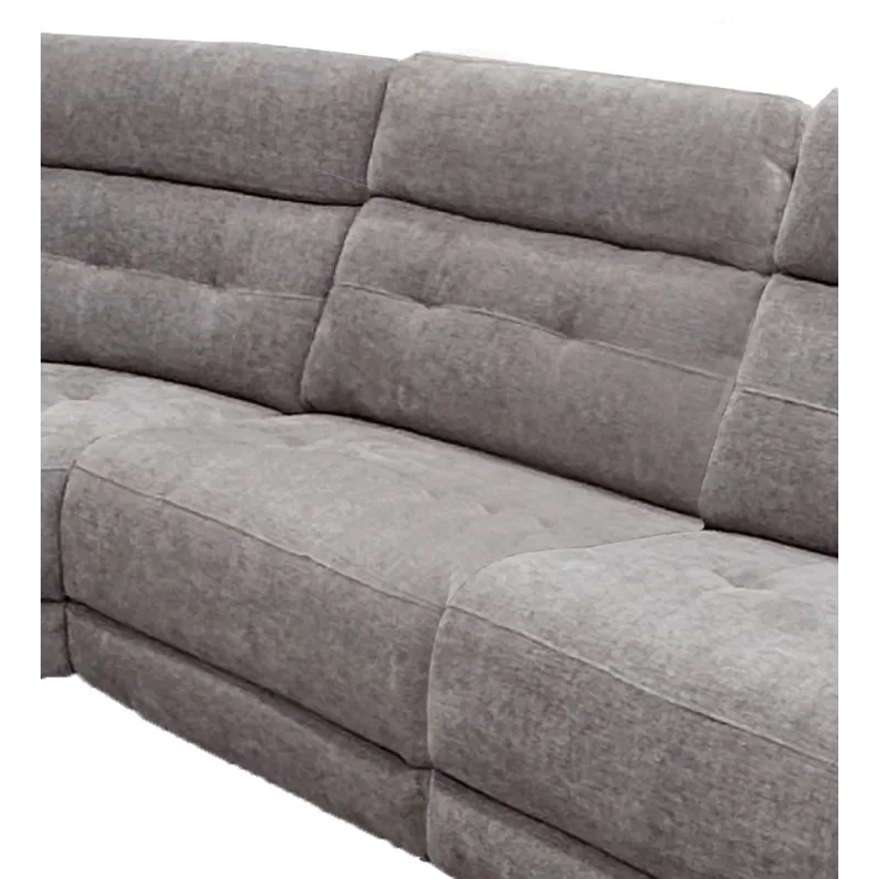 Richland Bristol Grey Armless Chair with Drop Down Table and Power Center