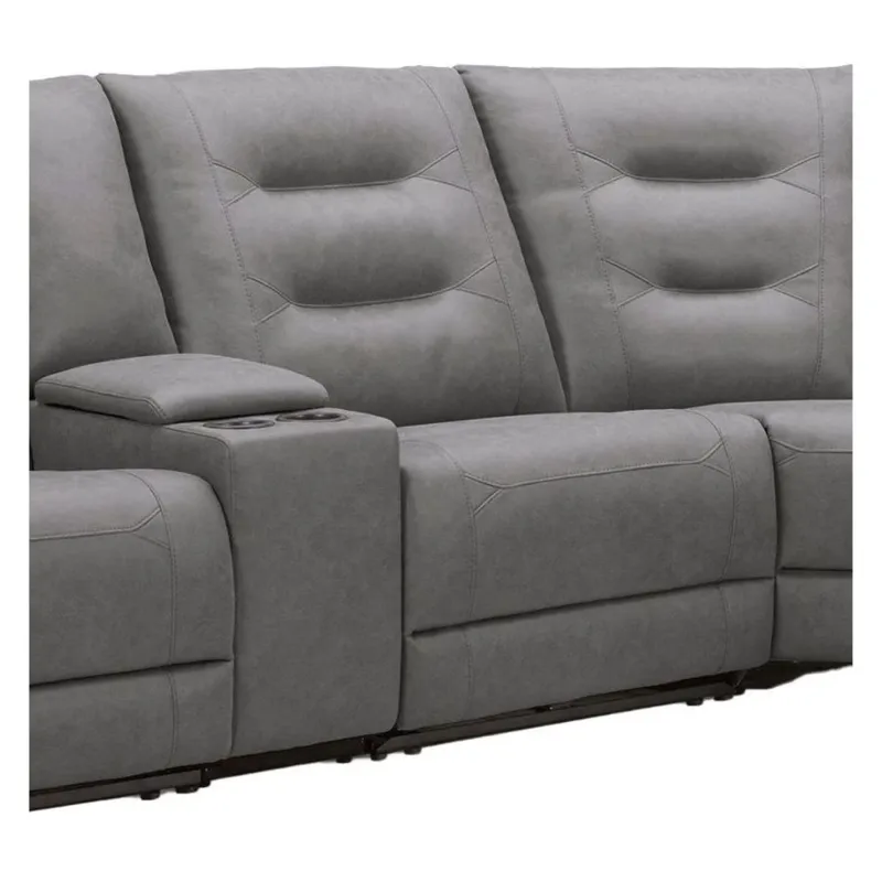 Caldwell Tahoe Charcoal Power Armless Recliner