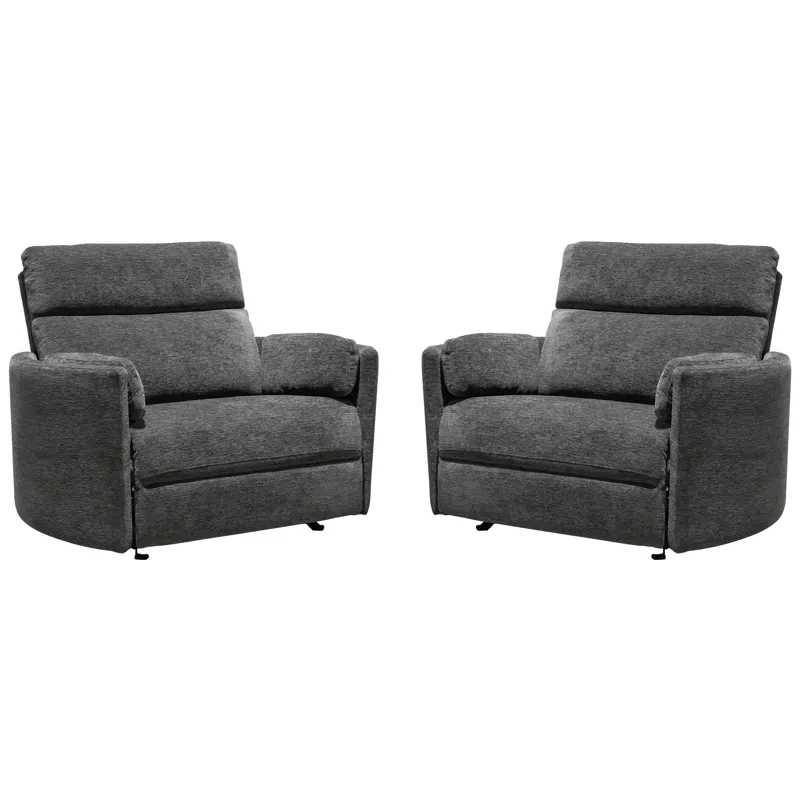 Radius Xl Mediterranean Extra Wide Power Glider Recliner Two Pack