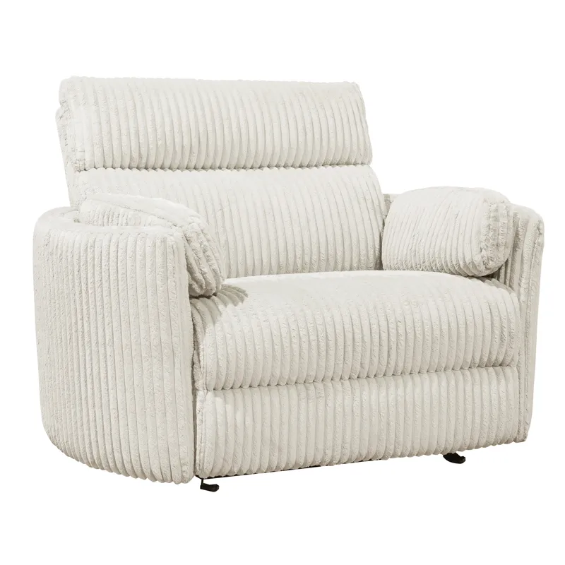 Radius Xl Mega Ivory Extra Wide Power Glider Recliner