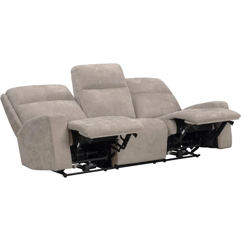 Traxton Jasper Taupe Power Zero Gravity Sofa and Loveseat