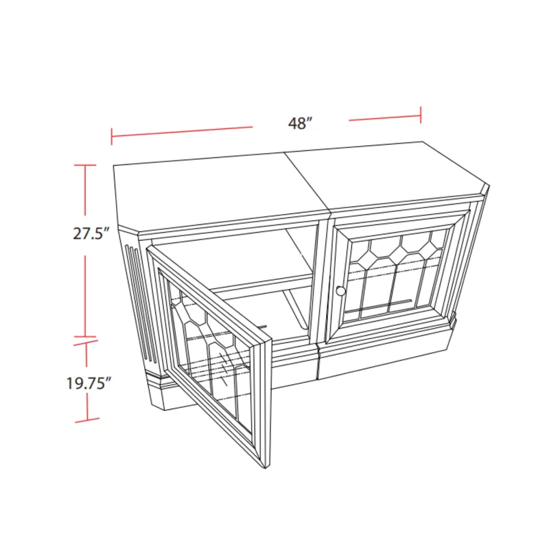 Huntington 48 Inch Expandable Console