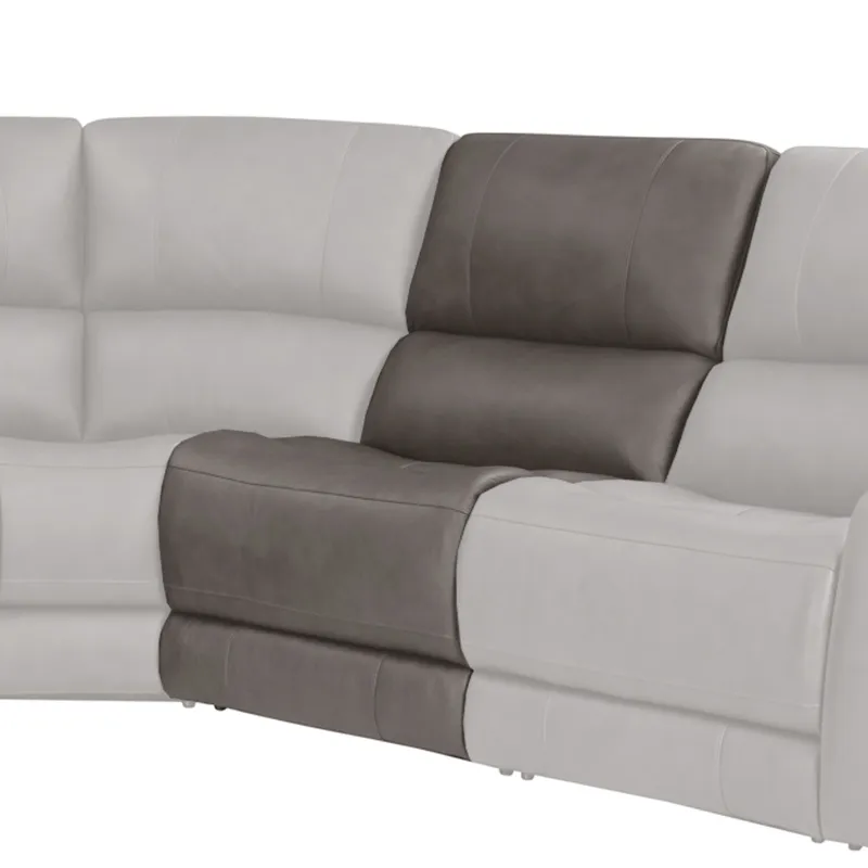 Belmont Autumn Fog Armless Chair