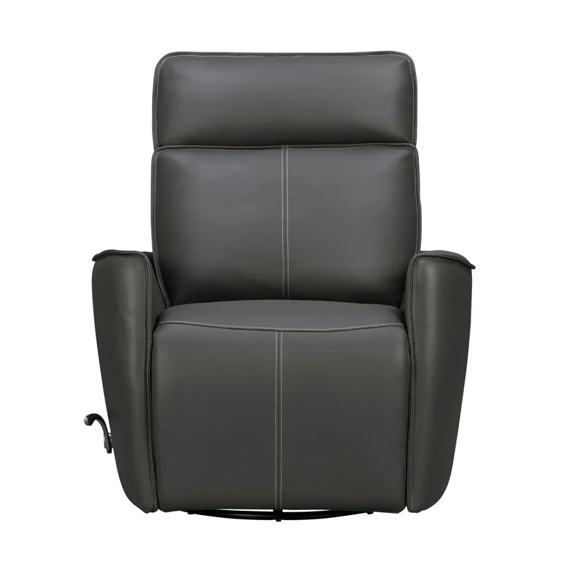 Roxy Abby Dark Grey Manual Swivel Glider Recliner