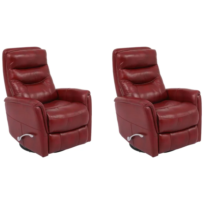 Gemini Rouge Swivel Glider Recliner Two Pack