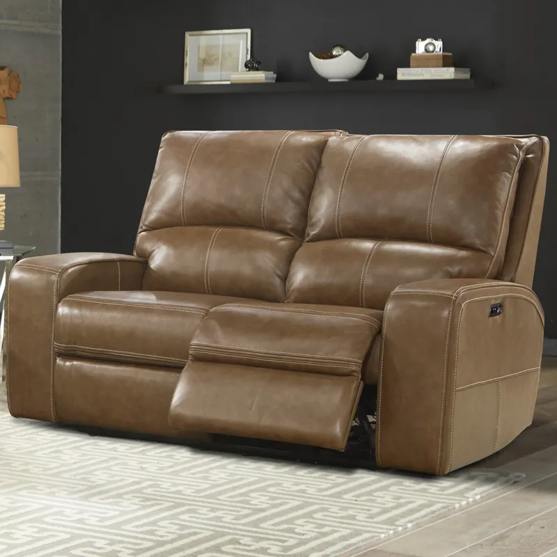 Swift Bourbon Power Reclining Sofa and Loveseat