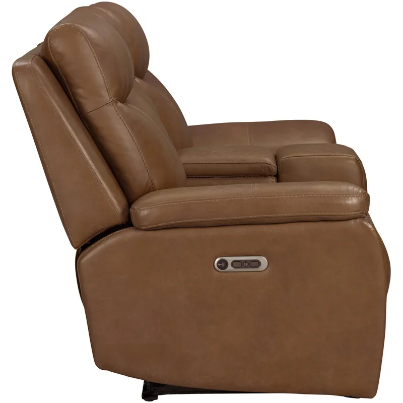 Veracruz Vintage Tan Zero Gravity Power Reclining Sofa Loveseat and Recliner
