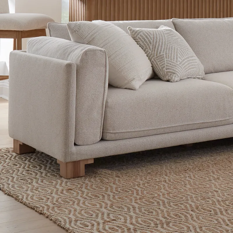 Escape Mirage Mist Left Arm Facing Loveseat
