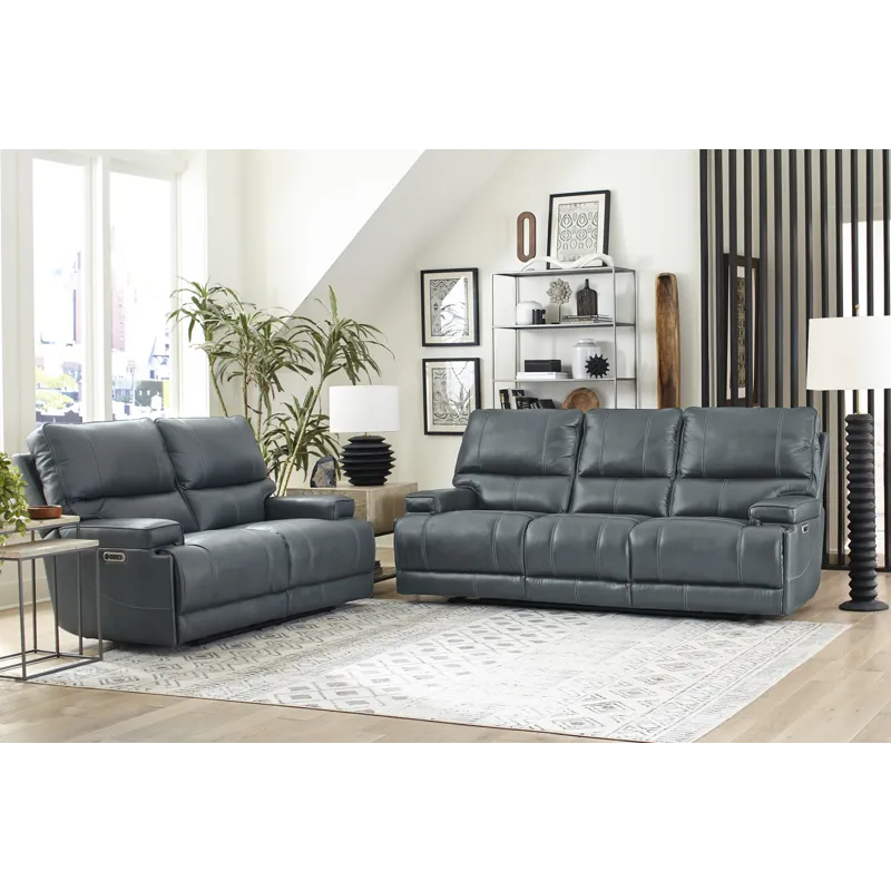 Whitman Verona Azure - Powered By Freemotion Power Reclining Sofa and Loveseat