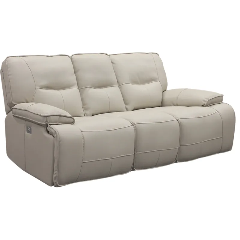 Spartacus Oyster Power Reclining Sofa and Two Recliners