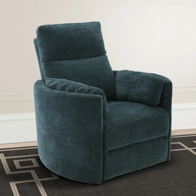 Radius Peacock Power Swivel Glider Recliner Two Pack