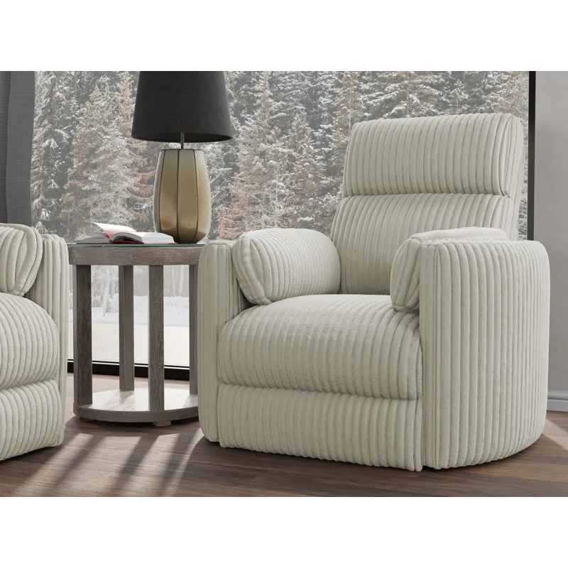 Radius Mega Ivory Power Reclining Sofa Loveseat and Recliner