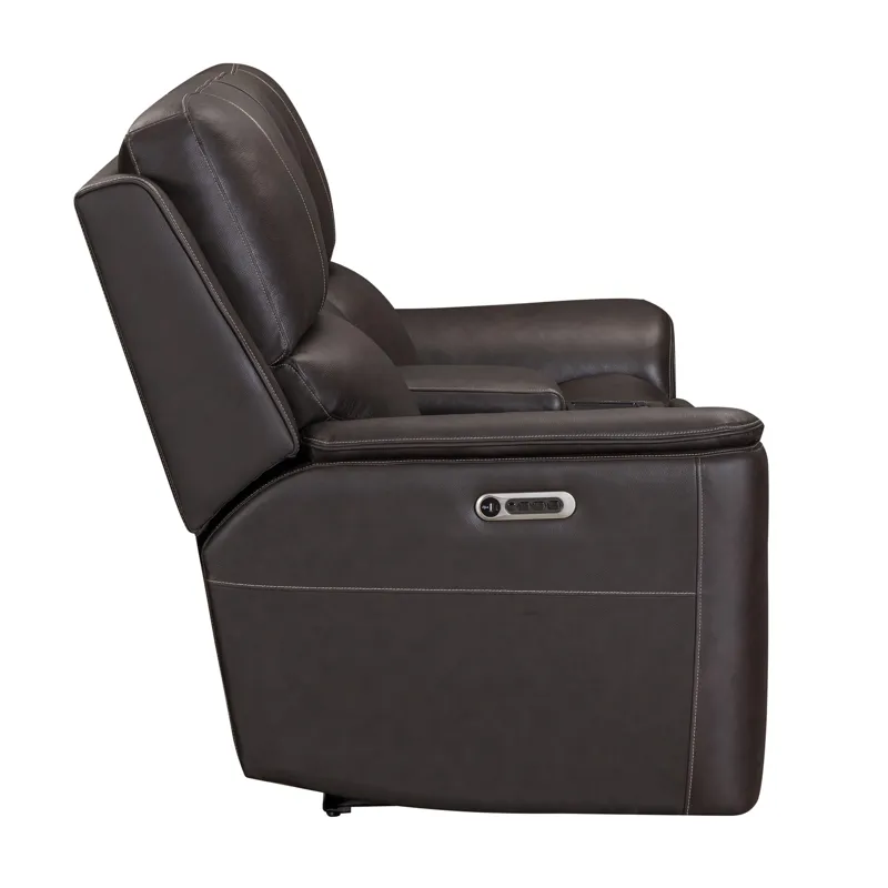 Easton Steamboat Brown Zero Gravity Power Reclining Sofa and Loveseat