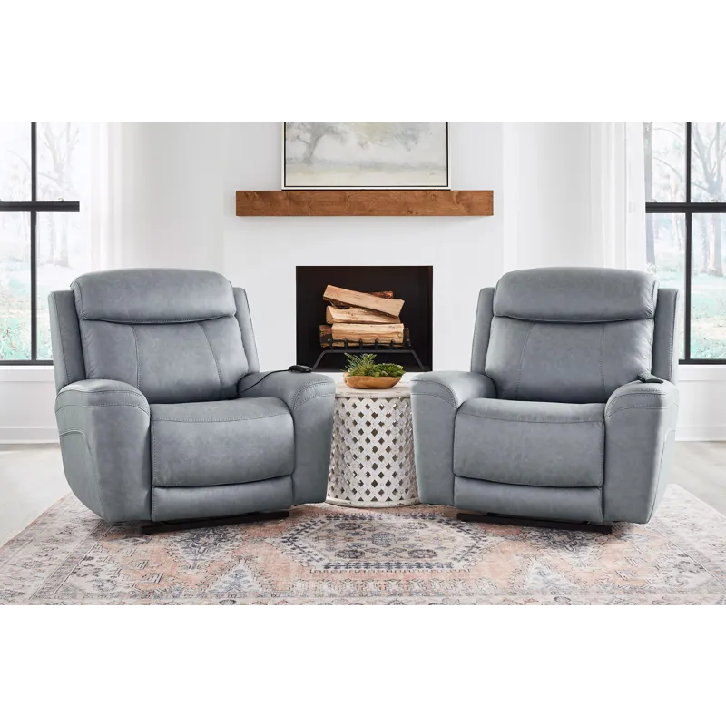 Callahan Sydney Evening Power Lift Recliner with Heat and Massage Two Pack