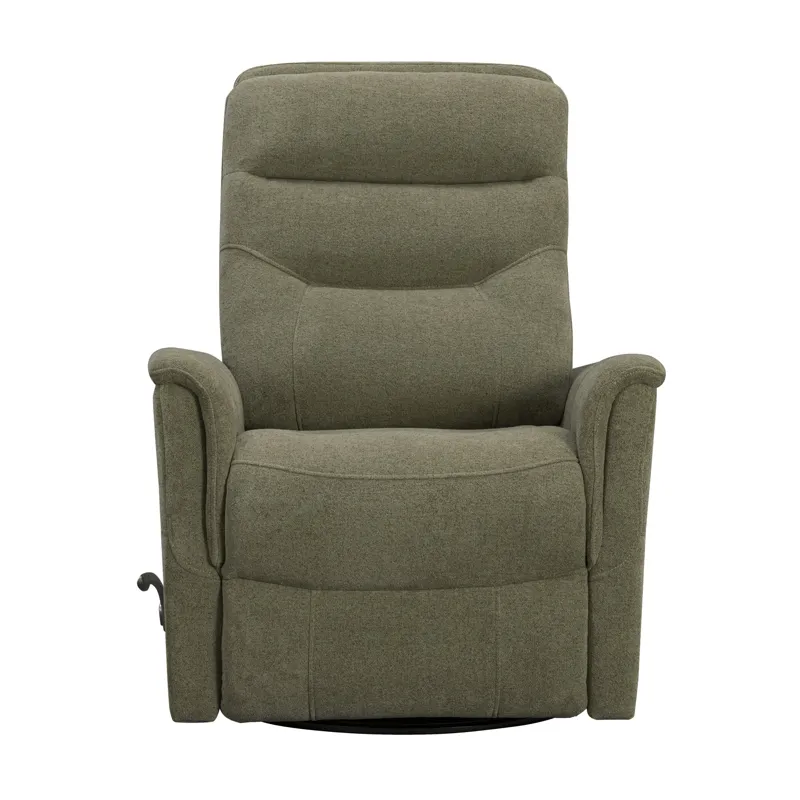Gemini Snazzy Olive Manual Swivel Glider Recliner
