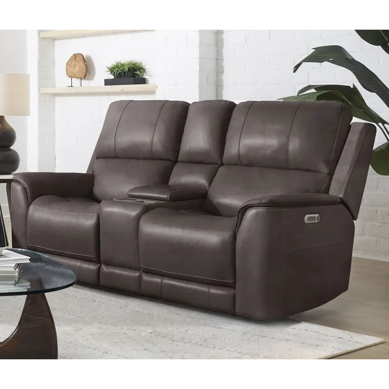 Easton Steamboat Brown Zero Gravity Power Reclining Sofa and Loveseat