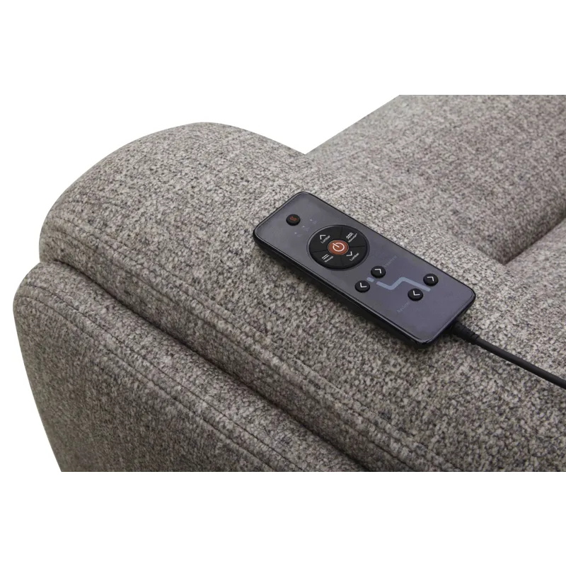 Penfield Frappe Power Reclining Sofa and Two Recliners