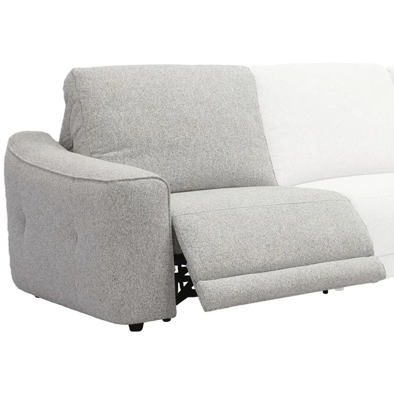 Julianna Crisp Taupe Power Left Arm Facing Recliner P2