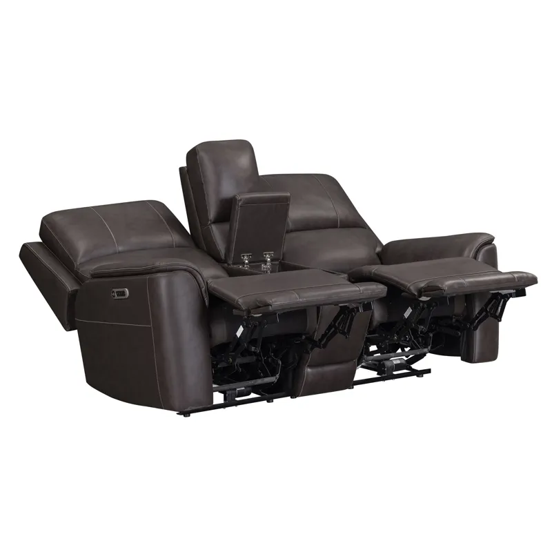 Easton Steamboat Brown Zero Gravity Power Reclining Sofa and Loveseat